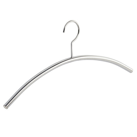 Garderobehanger - Jassenhanger - Buishanger - Volwassenen - 6310 - 24 Stuks - metaal - Verchroomd - Ø 13 mm - 44 cm - Kledinghanger - Kleerhanger