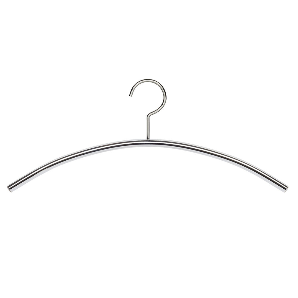 Garderobehanger - Jassenhanger - Buishanger - Volwassenen - 6310 - 24 Stuks - metaal - Verchroomd - Ø 13 mm - 44 cm - Kledinghanger - Kleerhanger
