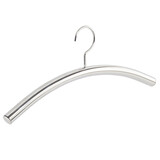 Garderobehanger - Jassenhanger - Buishanger - Volwassenen - 6311 - 12 Stuks - metaal - Verchroomd - Ø 22 mm - 41 cm - Kledinghanger - Kleerhanger