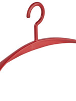 Garderobehanger - Jassenhanger - Volwassenen - 6340 - 6 Stuks - Wing - Kunststof - Rood - Schouderverbreding 4,2 cm - 45 cm - Kledinghanger - Kleerhanger
