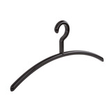 Garderobehanger - Jassenhanger - Volwassenen - 6350 - 10 Stuks - Elegance - Kunststof - Zwart - 45 cm - Kledinghanger - Kleerhanger