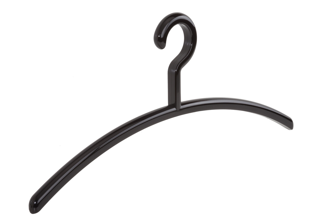 Garderobehanger - Jassenhanger - Volwassenen - 6350 - 20 Stuks - Elegance - Kunststof - Zwart - 45 cm - Kledinghanger - Kleerhanger Garderobehanger - Jassenhanger - Volwassenen - 6350 - 20 Stuks - Elegance - Kunststof - Zwart - 45 cm - Kledinghanger - Kleerhanger