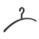 Garderobehanger - Jassenhanger - Volwassenen - 6350 - 6 Stuks - Elegance - Kunststof - Zwart - 45 cm - Kledinghanger - Kleerhanger Garderobehanger - Jassenhanger - Volwassenen - 6350 - 6 Stuks - Elegance - Kunststof - Zwart - 45 cm - Kledinghanger - Kleerhanger