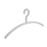 Garderobehanger - Jassenhanger - Volwassenen - 6350 - 10 Stuks - Elegance - Kunststof - Wit - 45 cm - Kledinghanger - Kleerhanger