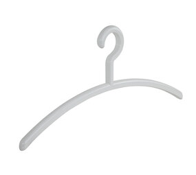 Garderobehanger - Jassenhanger - Volwassenen - 6350 - 6 Stuks - Elegance - Kunststof - Wit - 45 cm - Kledinghanger - Kleerhanger Garderobehanger - Jassenhanger - Volwassenen - 6350 - 6 Stuks - Elegance - Kunststof - Wit - 45 cm - Kledinghanger - Kleerhanger