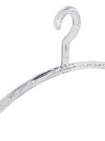 Garderobehanger - Jassenhanger - Volwassenen - 6350 - 10 Stuks - Elegance - Kunststof - Transparant - 45 cm - Kledinghanger - Kleerhanger