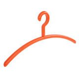 Garderobehanger - Jassenhanger - Volwassenen - 6350 - 6 Stuks - Elegance - Kunststof - Oranje - 45 cm - Kledinghanger - Kleerhanger