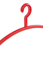 Garderobehanger - Jassenhanger - Volwassenen - 6350 - 8 Stuks - Elegance - Kunststof - Rood - 45 cm - Kledinghanger - Kleerhanger