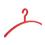 Garderobehanger - Jassenhanger - Volwassenen - 6350 - 8 Stuks - Elegance - Kunststof - Rood - 45 cm - Kledinghanger - Kleerhanger