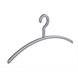 Garderobehanger - Jassenhanger - Volwassenen - 6350 - 6 Stuks - Elegance - Kunststof - Zilver - 45 cm - Kledinghanger - Kleerhanger Garderobehanger - Jassenhanger - Volwassenen - 6350 - 6 Stuks - Elegance - Kunststof - Zilver - 45 cm - Kledinghanger - Kleerhanger