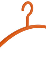 Garderobehanger - Jassenhanger - Volwassenen - 6351 - 12 Stuks - Primus - Kunststof - Oranje - 45 cm - Kledinghanger - Kleerhanger