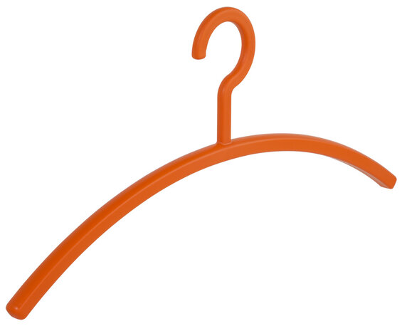 Garderobehanger - Jassenhanger - Volwassenen - 6351 - 12 Stuks - Primus - Kunststof - Oranje - 45 cm - Kledinghanger - Kleerhanger Garderobehanger - Jassenhanger - Volwassenen - 6351 - 12 Stuks - Primus - Kunststof - Oranje - 45 cm - Kledinghanger - Kleerhanger