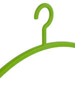 Garderobehanger - Jassenhanger - Volwassenen - 6351 - 12 Stuks - Primus - Kunststof - Groen - 45 cm - Kledinghanger - Kleerhanger