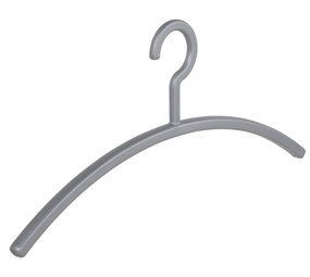 Garderobehanger - Jassenhanger - Volwassenen - 6351 - 20 Stuks - Primus - Kunststof - Zilver - 45 cm - Kledinghanger - Kleerhanger Garderobehanger - Jassenhanger - Volwassenen - 6351 - 20 Stuks - Primus - Kunststof - Zilver - 45 cm - Kledinghanger - Kleerhanger