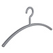 Garderobehanger - Jassenhanger - Volwassenen - 6351 - 6 Stuks - Primus - Kunststof - Zilver - 45 cm - Kledinghanger - Kleerhanger Garderobehanger - Jassenhanger - Volwassenen - 6351 - 6 Stuks - Primus - Kunststof - Zilver - 45 cm - Kledinghanger - Kleerhanger