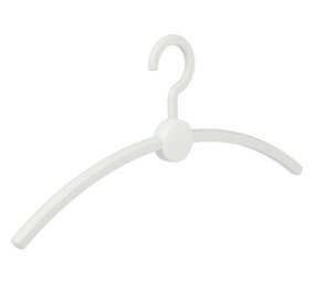 Garderobehanger - Jassenhanger - Volwassenen - 708110 - 6 Stuks - Point - Kunststof - Wit - Wit - 45 cm - Kledinghanger - Kleerhanger Garderobehanger - Jassenhanger - Volwassenen - 708110 - 6 Stuks - Point - Kunststof - Wit - Wit - 45 cm - Kledinghanger - Kleerhanger