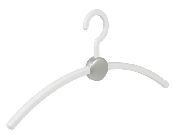 Garderobehanger - Jassenhanger - Volwassenen - 708120 - 20 Stuks - Point - Kunststof - Wit - Zilver - 45 cm - Kledinghanger - Kleerhanger Garderobehanger - Jassenhanger - Volwassenen - 708120 - 20 Stuks - Point - Kunststof - Wit - Zilver - 45 cm - Kledinghanger - Kleerhanger
