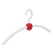 Garderobehanger - Jassenhanger - Volwassenen - 708150 - 20 Stuks - Point - Kunststof - Wit - Rood - 45 cm - Kledinghanger - Kleerhanger Garderobehanger - Jassenhanger - Volwassenen - 708150 - 20 Stuks - Point - Kunststof - Wit - Rood - 45 cm - Kledinghanger - Kleerhanger