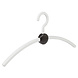 Garderobehanger - Jassenhanger - Volwassenen - 708170 - 10 Stuks - Point - Kunststof - Wit - Zwart - 45 cm - Kledinghanger - Kleerhanger Garderobehanger - Jassenhanger - Volwassenen - 708170 - 10 Stuks - Point - Kunststof - Wit - Zwart - 45 cm - Kledinghanger - Kleerhanger