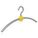 Garderobehanger - Jassenhanger - Volwassenen - 708240 - 10 Stuks - Point - Kunststof - Zilver - Geel - 45 cm - Kledinghanger - Kleerhanger Garderobehanger - Jassenhanger - Volwassenen - 708240 - 10 Stuks - Point - Kunststof - Zilver - Geel - 45 cm - Kledinghanger - Kleerhanger