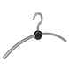 Garderobehanger - Jassenhanger - Volwassenen - 708270 - 12 Stuks - Point - Kunststof - Zilver - Zwart - 45 cm - Kledinghanger - Kleerhanger Garderobehanger - Jassenhanger - Volwassenen - 708270 - 12 Stuks - Point - Kunststof - Zilver - Zwart - 45 cm - Kledinghanger - Kleerhanger