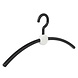Garderobehanger - Jassenhanger - Volwassenen - 708710 - 12 Stuks - Point - Kunststof - Zwart - Wit - 45 cm - Kledinghanger - Kleerhanger Garderobehanger - Jassenhanger - Volwassenen - 708710 - 12 Stuks - Point - Kunststof - Zwart - Wit - 45 cm - Kledinghanger - Kleerhanger