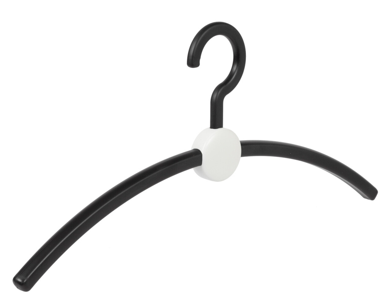 Garderobehanger - Jassenhanger - Volwassenen - 708710 - 24 Stuks - Point - Kunststof - Zwart - Wit - 45 cm - Kledinghanger - Kleerhanger Garderobehanger - Jassenhanger - Volwassenen - 708710 - 24 Stuks - Point - Kunststof - Zwart - Wit - 45 cm - Kledinghanger - Kleerhanger