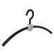 Garderobehanger - Jassenhanger - Volwassenen - 708720 - 12 Stuks - Point - Kunststof - Zwart - Zilver - 45 cm - Kledinghanger - Kleerhanger Garderobehanger - Jassenhanger - Volwassenen - 708720 - 12 Stuks - Point - Kunststof - Zwart - Zilver - 45 cm - Kledinghanger - Kleerhanger