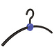 Garderobehanger - Jassenhanger - Volwassenen - 708730 - 8 Stuks - Point - Kunststof - Zwart - Blauw - 45 cm - Kledinghanger - Kleerhanger Garderobehanger - Jassenhanger - Volwassenen - 708730 - 8 Stuks - Point - Kunststof - Zwart - Blauw - 45 cm - Kledinghanger - Kleerhanger