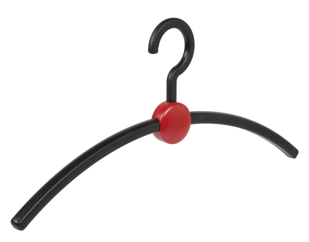 Garderobehanger - Jassenhanger - Volwassenen - 708750 - 8 Stuks - Point - Kunststof - Zwart - Rood - 45 cm - Kledinghanger - Kleerhanger Garderobehanger - Jassenhanger - Volwassenen - 708750 - 8 Stuks - Point - Kunststof - Zwart - Rood - 45 cm - Kledinghanger - Kleerhanger