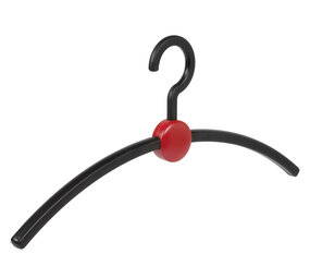 Garderobehanger - Jassenhanger - Volwassenen - 708750 - 8 Stuks - Point - Kunststof - Zwart - Rood - 45 cm - Kledinghanger - Kleerhanger Garderobehanger - Jassenhanger - Volwassenen - 708750 - 8 Stuks - Point - Kunststof - Zwart - Rood - 45 cm - Kledinghanger - Kleerhanger