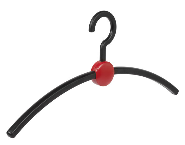 Garderobehanger - Jassenhanger - Volwassenen - 708750 - 8 Stuks - Point - Kunststof - Zwart - Rood - 45 cm - Kledinghanger - Kleerhanger Garderobehanger - Jassenhanger - Volwassenen - 708750 - 8 Stuks - Point - Kunststof - Zwart - Rood - 45 cm - Kledinghanger - Kleerhanger