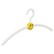 Garderobehanger - Jassenhanger - Volwassenen - 709140 - 10 Stuks - Smile - Kunststof - Wit - Geel - 45 cm - Kledinghanger - Kleerhanger Garderobehanger - Jassenhanger - Volwassenen - 709140 - 10 Stuks - Smile - Kunststof - Wit - Geel - 45 cm - Kledinghanger - Kleerhanger