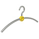 Garderobehanger - Jassenhanger - Volwassenen - 709240 - 10 Stuks - Smile - Kunststof - Zilver - Geel - 45 cm - Kledinghanger - Kleerhanger Garderobehanger - Jassenhanger - Volwassenen - 709240 - 10 Stuks - Smile - Kunststof - Zilver - Geel - 45 cm - Kledinghanger - Kleerhanger