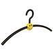 Garderobehanger - Jassenhanger - Volwassenen - 709740 - 10 Stuks - Smile - Kunststof - Zwart - Geel - 45 cm - Kledinghanger - Kleerhanger Garderobehanger - Jassenhanger - Volwassenen - 709740 - 10 Stuks - Smile - Kunststof - Zwart - Geel - 45 cm - Kledinghanger - Kleerhanger