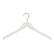 Kledinghanger - Volwassenen - 7102BA - 10 Stuks - Blousehanger - Shirthanger - Lotushout - Wit Gelakt - Geknikt Model - 44 cm - Kleerhanger Kledinghanger - Volwassenen - 7102BA - 10 Stuks - Blousehanger - Shirthanger - Lotushout - Wit Gelakt - Geknikt Model - 44 cm - Kleerhanger