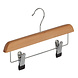 Knijperhanger - Baby - 7106BA - 40 Stuks - Lotushout - Naturel Gelakt - Verschuifbare Anti-slip knijpers - 28 cm - Rokhanger - Broekhanger - Pantalonhanger - Babybügel Knijperhanger - Baby - 7106BA - 40 Stuks - Lotushout - Naturel Gelakt - Verschuifbare Anti-slip knijpers - 28 cm - Rokhanger - Broekhanger - Pantalonhanger - Babybügel