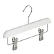 Knijperhanger - Baby - 7106BA - 20 Stuks - Lotushout - Wit Gelakt - Verschuifbare Anti-slip knijpers - 28 cm - Rokhanger - Broekhanger - Pantalonhanger - Babybügel Knijperhanger - Baby - 7106BA - 20 Stuks - Lotushout - Wit Gelakt - Verschuifbare Anti-slip knijpers - 28 cm - Rokhanger - Broekhanger - Pantalonhanger - Babybügel
