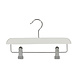 Knijperhanger - Baby - 7106BA - 40 Stuks - Lotushout - Wit Gelakt - Verschuifbare Anti-slip knijpers - 28 cm - Rokhanger - Broekhanger - Pantalonhanger - Babybügel Knijperhanger - Baby - 7106BA - 40 Stuks - Lotushout - Wit Gelakt - Verschuifbare Anti-slip knijpers - 28 cm - Rokhanger - Broekhanger - Pantalonhanger - Babybügel