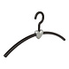 Garderobehanger - Jassenhanger - Volwassenen - 710720 - 10 Stuks - Eve - Kunststof - Zwart - Zilver - 45 cm - Kledinghanger - Kleerhanger Garderobehanger - Jassenhanger - Volwassenen - 710720 - 10 Stuks - Eve - Kunststof - Zwart - Zilver - 45 cm - Kledinghanger - Kleerhanger