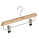 Knijperhanger - Kinderen - 7107BA - 40 Stuks - Lotushout - Naturel Gelakt - Verschuifbare Anti-slip knijpers - 34 cm - Rokhanger - Broekhanger - Pantalonhanger - Kinderhanger Knijperhanger - Kinderen - 7107BA - 40 Stuks - Lotushout - Naturel Gelakt - Verschuifbare Anti-slip knijpers - 34 cm - Rokhanger - Broekhanger - Pantalonhanger - Kinderhanger