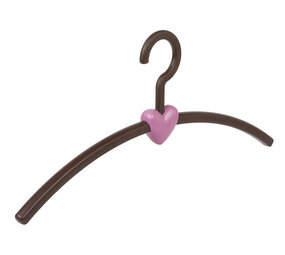 Garderobehanger - Jassenhanger - Volwassenen - 710834 - 6 Stuks - Eve - Kunststof - Bruin - Roze - 45 cm - Kledinghanger - Kleerhanger Garderobehanger - Jassenhanger - Volwassenen - 710834 - 6 Stuks - Eve - Kunststof - Bruin - Roze - 45 cm - Kledinghanger - Kleerhanger