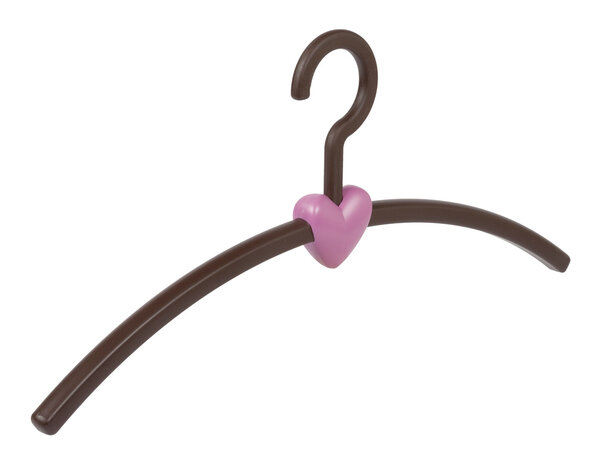 Garderobehanger - Jassenhanger - Volwassenen - 710834 - 6 Stuks - Eve - Kunststof - Bruin - Roze - 45 cm - Kledinghanger - Kleerhanger Garderobehanger - Jassenhanger - Volwassenen - 710834 - 6 Stuks - Eve - Kunststof - Bruin - Roze - 45 cm - Kledinghanger - Kleerhanger