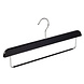 Broekhanger - Volwassenen - 7109BA - 40 Stuks - Lotushout - Zwart Gelakt - Anti-slip Broeklat - 40 cm - Pantalonhanger Broekhanger - Volwassenen - 7109BA - 40 Stuks - Lotushout - Zwart Gelakt - Anti-slip Broeklat - 40 cm - Pantalonhanger