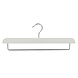 Broekhanger - Volwassenen - 7109BA - 20 Stuks - Lotushout - Wit Gelakt - Anti-slip Broeklat - 40 cm - Pantalonhanger Broekhanger - Volwassenen - 7109BA - 20 Stuks - Lotushout - Wit Gelakt - Anti-slip Broeklat - 40 cm - Pantalonhanger