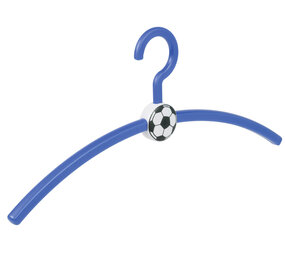 Garderobehanger - Jassenhanger - Volwassenen - 711310 - 12 Stuks - Fan - Voetbal - Kunststof - Blauw - 45 cm - Kledinghanger - Kleerhanger - Voetbalhanger Garderobehanger - Jassenhanger - Volwassenen - 711310 - 12 Stuks - Fan - Voetbal - Kunststof - Blauw - 45 cm - Kledinghanger - Kleerhanger - Voetbalhanger