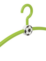 Garderobehanger - Jassenhanger - Volwassenen - 711610 - 8 Stuks - Fan - Voetbal - Kunststof - Groen - 45 cm - Kledinghanger - Kleerhanger - Voetbalhanger