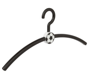 Garderobehanger - Jassenhanger - Volwassenen - 711710 - 8 Stuks - Fan - Voetbal - Kunststof - Zwart - 45 cm - Kledinghanger - Kleerhanger - Voetbalhanger Garderobehanger - Jassenhanger - Volwassenen - 711710 - 8 Stuks - Fan - Voetbal - Kunststof - Zwart - 45 cm - Kledinghanger - Kleerhanger - Voetbalhanger