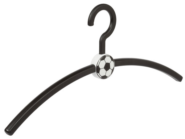 Garderobehanger - Jassenhanger - Volwassenen - 711710 - 8 Stuks - Fan - Voetbal - Kunststof - Zwart - 45 cm - Kledinghanger - Kleerhanger - Voetbalhanger Garderobehanger - Jassenhanger - Volwassenen - 711710 - 8 Stuks - Fan - Voetbal - Kunststof - Zwart - 45 cm - Kledinghanger - Kleerhanger - Voetbalhanger