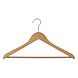 Kledinghanger - Volwassenen - 7131BA - 10 Stuks - Blousehanger - Shirthanger - Lotushout - Naturel Gelakt - Geknikt Model - Rokinkepingen en Anti-slip Broeklat - 44 cm - Kleerhanger Kledinghanger - Volwassenen - 7131BA - 10 Stuks - Blousehanger - Shirthanger - Lotushout - Naturel Gelakt - Geknikt Model - Rokinkepingen en Anti-slip Broeklat - 44 cm - Kleerhanger